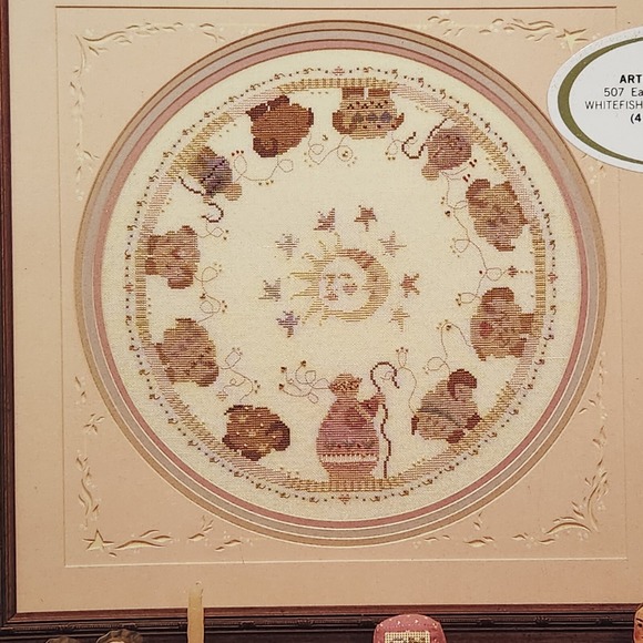 Shepherd's Bush Cross Stitch Pattern Leaflet Shepherd's Earth 1990 Chart Marked - Picture 2 of 9